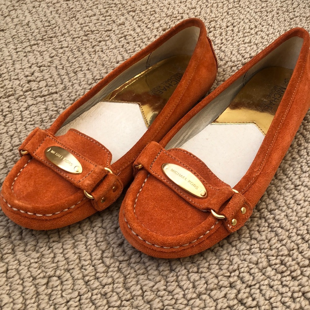 Michael Kors flat suede shoes